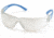 Pyramex Cortez Safety Glasses - Indoor/Outdoor Mirror Lens, Navy Temples Frame SN3680S