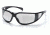 Pyramex Exeter Safety Glasses - Clear Anti-Fog Lens, Glossy Black Frame SB5110DT