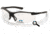 Pyramex Fortress Readers Eyewear - Clear + 2.5 Lens, Black Frame SB3710R25