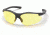 Pyramex Fortress Safety Glasses - Amber Lens, Black Frame SB3730D