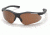 Pyramex Fortress Safety Glasses - Coffee Lens, Black Frame SB3715D