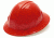 Pyramex Full Brim 4 Point Ratchet Suspension Hard Hat - Red HP24120