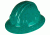 Pyramex Full Brim 6 Point Ratchet Suspension Hard Hat - Green HP26135