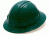 Pyramex Full Brim 6 Point Ratchet Suspension Hard Hat - Green HP26135
