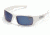 Pyramex Furix Safety Glasses, White Frame, Blue Mirror Anti-Fog Lenses, SW8575DT