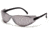 Pyramex GT 2000 Safety Eyewear - Silver Mirror Lens, Black Temples Frame SB2070S