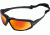 Pyramex Highlander Safety Glasses - Sky Red Mirror Anti-Fog Lens, Black Frame SBB5055DT