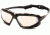 Pyramex Highlander-XP Safety Glasses, Black-Gray Frame &amp; Indoor/Outdoor Mirror Anti-Fog Lens SBG5080DT
