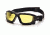 Pyramex I-Force Safety Glasses,Black Strap-Temples/Amber Anti-Fog Lens SB7030SDNT