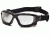 Pyramex I-Force Safety Glasses, Black Frame &amp; Clear Anti-Fog Lens SB7010SDT