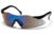 Pyramex Intrepid Safety Eyewear - Blue Mirror Lens, Black Frame SB1675S