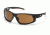 Pyramex Ironside Safety Glasses, Sandstone Anti-fog Lens w/ Black Frame CHB618DTCS