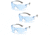 Pyramex Itek Safety Glasses - Infinity Blue Frame, Infinity Blue Lens, Pack of 3