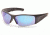 Matte Black Frame/Ice Blue Mirror Lens