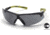 Pyramex Onix Safety Glasses - Gray Anti-Fog Lens, Hi Vis Green Frame SGR4920ST