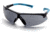 Pyramex Onix Safety Glasses - Gray Lens, Blue Frame SN4920S
