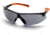 Pyramex Onix Safety Glasses - Gray Lens, Orange Frame SO4920S