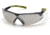 Pyramex Onix Safety Glasses - Indoor/Outdoor Mirror Lens, Hi Vis Green Frame SGR4980S