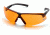 Pyramex Onix Safety Glasses - Orange Lens, Black Frame SB4940S