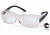 Pyramex OTS Safety Glasses - Clear Anti-Fog Lens, Black Frame S3510STJ