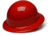 Pyramex Sleek Shell Full Brim 4 Point Ratchet Suspension Hard Hat - Red HPS24120