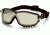 Pyramex V2G Safety Glasses - Indoor/Outdoor Mirror Anti-Fog Lens, Black Frame GB1880ST
