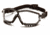 Pyramex V2G Safety Glasses w/Clear H2MAX Anti-Fog Lens, Black, GB1810STM