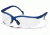 Pyramex Venture II Safety Glasses - Clear Lens, Metallic Blue Frame SMB1810S