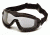 Pyramex V2G-XP Safety Goggles - Black Frame, Dual Clear Anti-Fog Lens