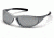 Pyramex Zone II Safety Eyewear - Silver Mirror Lens, Silver Frame SS3370E