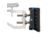Q Assembly Firm Butt Pad, Fix, Black/Blue, ACC-FIX-HARDASS