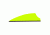 Q2i Fusion-II Vanes, Neon Yellow 2.1 in. 100 pk. Q2i2046