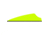 Q2i Fusion X-II SL Vanes 1.75 in. 100 pk., Neon Yellow 1001230