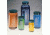 Qorpak Bottle Beakers, Medium Rounds, Wide Mouth, Qorpak 7550 With Pulp/Vinyl-Lined Black Phenolic Cap