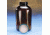Qorpak Wide-Mouth Bottles, Amber Glass, V I, with Caps, Qorpak 2P08QPVV With Pulp/Vinyl-Lined Black Phenolic Caps