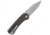 QSP Knife Kestrel Linerlock Brown Mic