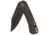 QSP Knife Kestrel Folding Knife, 4in Closed, 2.88in Black Stonewash 14C28N Sandvik SS Clip Point Blade, Dark Brown Micarta Handle, QS145-A2