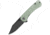 QSP Knife Kestrel Linerlock Jade G10 QS145B2