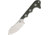 QSP Knife Neckmuk Neck Knife Green, 2.88 satin finish D2 tool steel blade, Green linen micarta handle, QS125-F