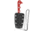QSP Knife Neckmuk Neck Knife Red