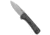 Qsp QSP Hawk Liner Lock Knife Aluminum Foil Carbon Fiber 3.25" Damascus, Black, Damascus, adult, BHQ-143508