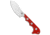 Qsp QSP Neckmuk Fixed Blade Neck Knife Red G-10 2.9" Satin QS125-G, Red, D2, adult, BHQ-135208