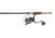 Quantum Benchmark Spinning Reel and Rod Combo, 7ft, 1-PC, Medium, Fast Rod, Graphite Composite Blank, SZ 4000 Reel, 5+1 Bearings, 6.2-1 Ratio, Silver/Blue, BK4000701M1017.P2