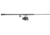 Quantum Benchmark Spinning Reel and Rod Combo, 8ft, 2-PC, Med-Heavy, Moderate-Fast Rod, Graphite Composite Blank, SZ 5000 Reel, 5+1 Bearings, 5.6-1 Ratio, Silver/Blue, BK5000802MH1225.P2