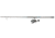 Quantum Benchmark Spinning Reel and Rod Combo, 9ft, 2-PC, Med-Heavy, Moderate-Fast Rod, Graphite Composite Blank, SZ 6000 Reel, 5+1 Bearings, 5.6-1 Ratio, Silver/Blue, BK6000902MH1530.P2
