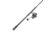 Quantum Benchmark Spinning Reel and Rod Combo, 9ft, 2-PC, Med-Heavy, Moderate-Fast Rod, Graphite Composite Blank, SZ 6000 Reel, 5+1 Bearings, 5.6-1 Ratio, Silver/Blue, BK6000902MH1530.P2