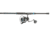 Quantum Benchmark Spinning Reel and Rod Combo, 9ft, 2-PC, Med-Heavy, Moderate-Fast Rod, Graphite Composite Blank, SZ 6000 Reel, 5+1 Bearings, 5.6-1 Ratio, Silver/Blue, BK6000902MH1530.P2