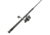 Quantum Benchmark Spinning Reel and Rod Combo, 7ft, 1-PC, Med-Heavy, Moderate-Fast Rod, Graphite Composite Blank, SZ 6000 Reel, 5+1 Bearings, 5.6-1 Ratio, Silver/Blue, BK6000701MH1225.P2