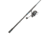 Quantum Benchmark Spinning Reel and Rod Combo, 10ft, 2-PC, Heavy, Moderate-Fast Rod, Graphite Composite Blank, SZ 8000 Reel, 5+1 Bearings, 4.7-1 Ratio, Silver/Blue, BK8000102H2040.P2