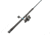 Quantum Benchmark Spinning Reel and Rod Combo, 7ft, 1-PC, Heavy, Moderate-Fast Rod, Graphite Composite Blank, SZ 8000 Reel, 5+1 Bearings, 4.7-1 Ratio, Silver/Blue, BK8000701H1530.P2